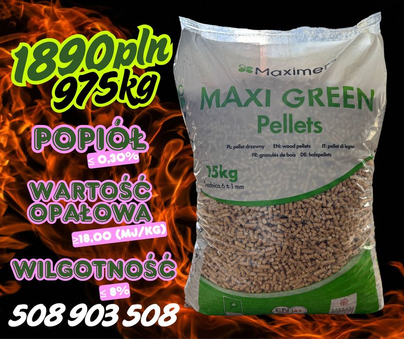 Pellet drzewny Maximer (DINplus ENplus®) Producent