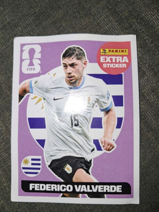 Cromo Frederico Valverde extra stiker