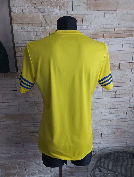 Oryginalna koszulka sportowa adidas Climalite żółta 2015 trening M