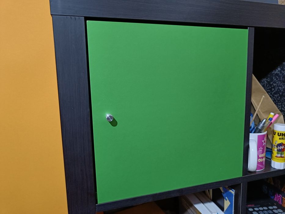 Módulo com porta para armário IKEA Expedit verde