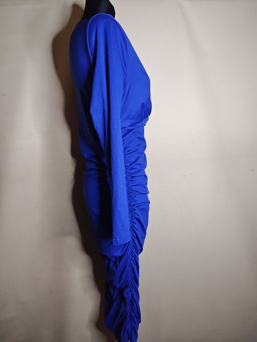 Shein XL sukienka boska granatowa maxi