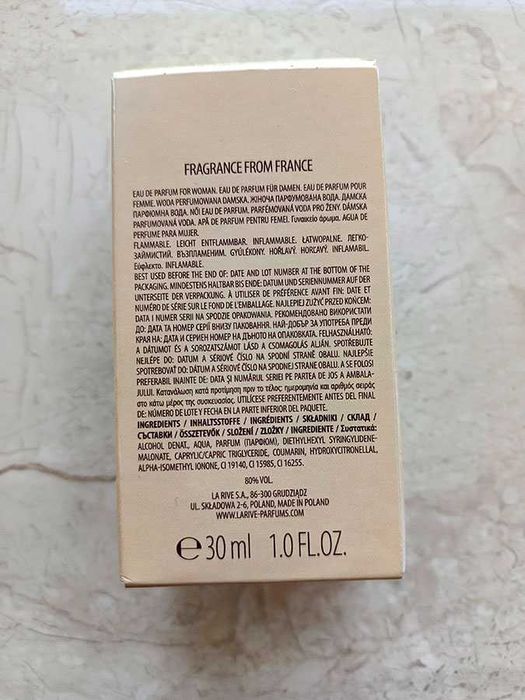 Парфумована ванильна водичка La Rive Vanilla Touch