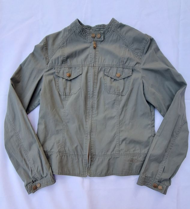Kurtka marynarka koszula Esprit S/M Khaki zielony jak nowa