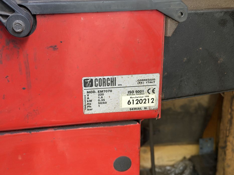 Wyważarka Corghi EM 7070 + montażownica Cemb SM 920 TI