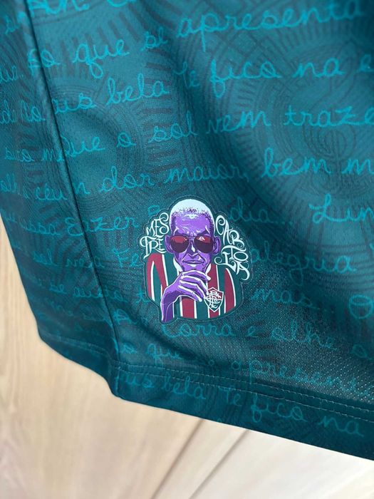 Camisa Fluminense III "Cartola" 23/24 Torcedor Umbro - Verde e Rosa