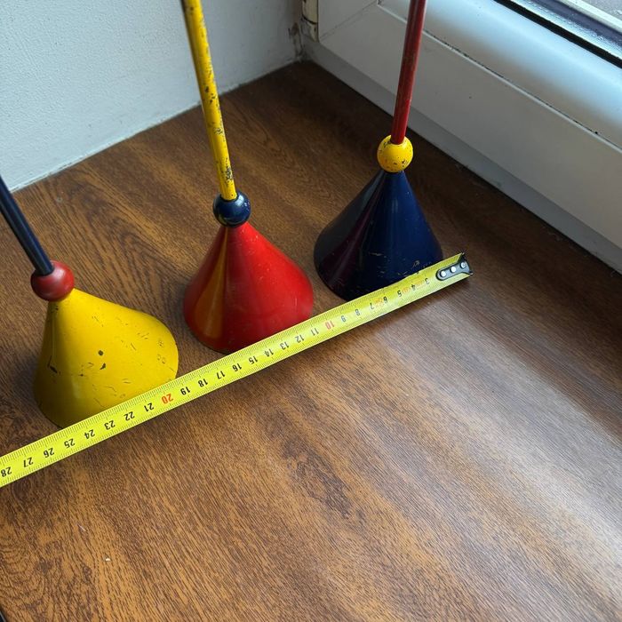 Zestaw Trzech Świeczników "Confetti" autorstwa A. Efverlund  Ikea 90te