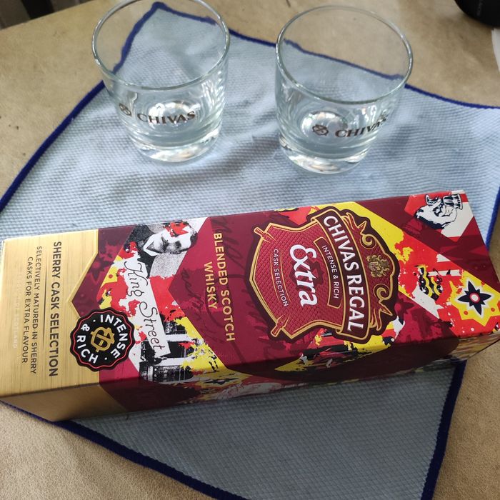 Стаканы бокалы Chivas Regal, картонная коробка
