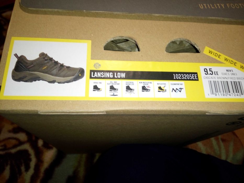 Чоловіче робоче взуття Keen (cталевий носок)