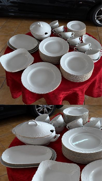 Erika Porcelain Dinner Service, Royal Bavarian Porcelain