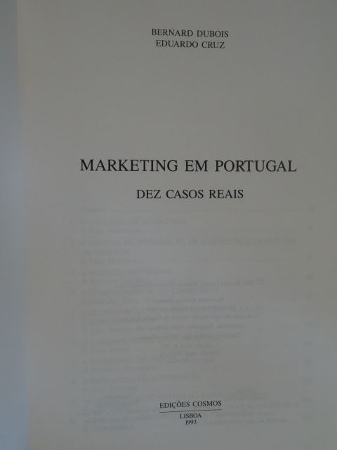 Marketing em Portugal de Eduardo Cruz