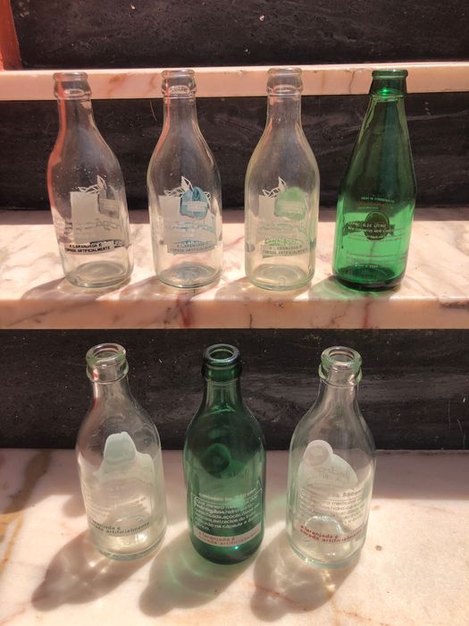 Garrafas pirogravadas