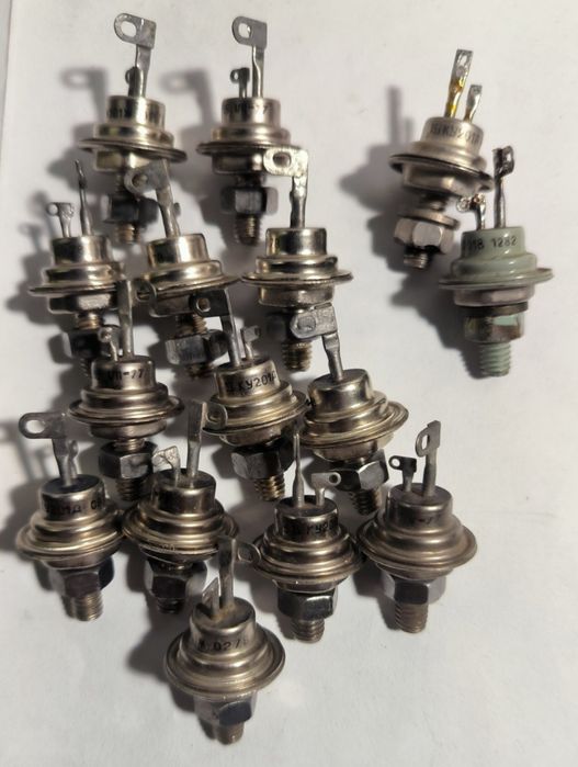 Тиристоры, диоды,стабилитроны (СССР) новые и б/у