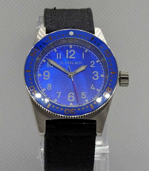 Zegarek kwarcowy MIŚ WOJTEK niebieski G.Gerlach Gerlach NOWY Gwarancja