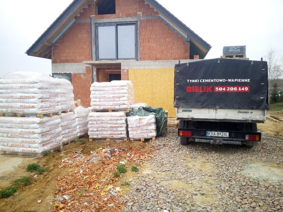 Tynki maszynowe cementowo wapienne oraz gipsowe