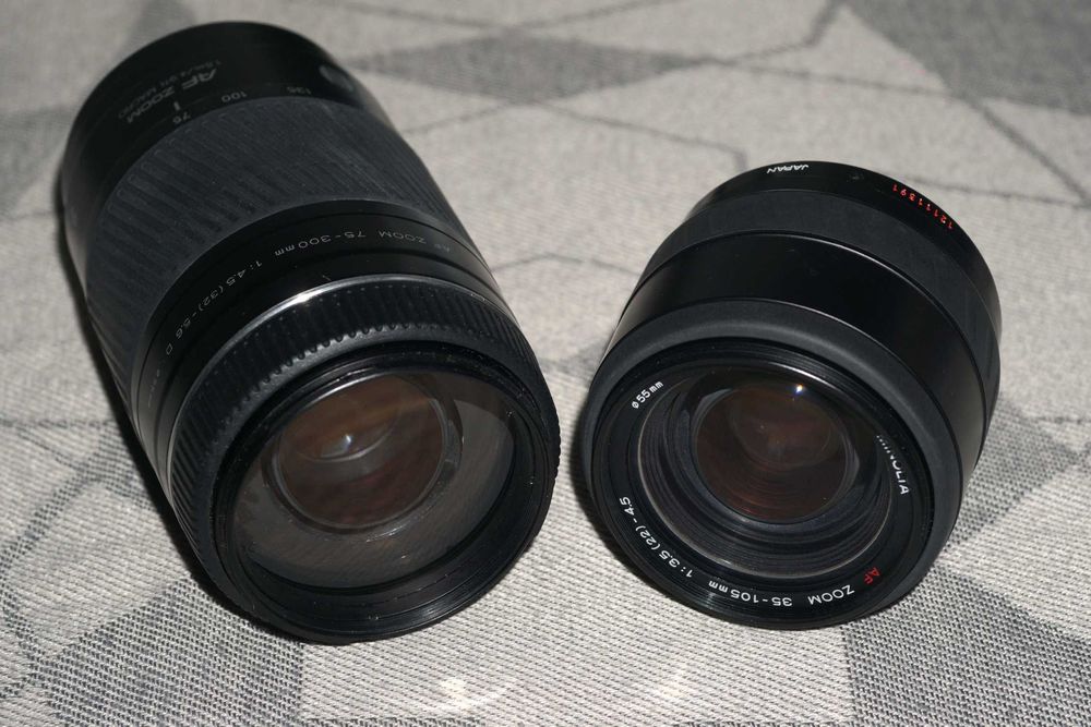 Minolta AF 35-105mm + 70-210mm = Sony