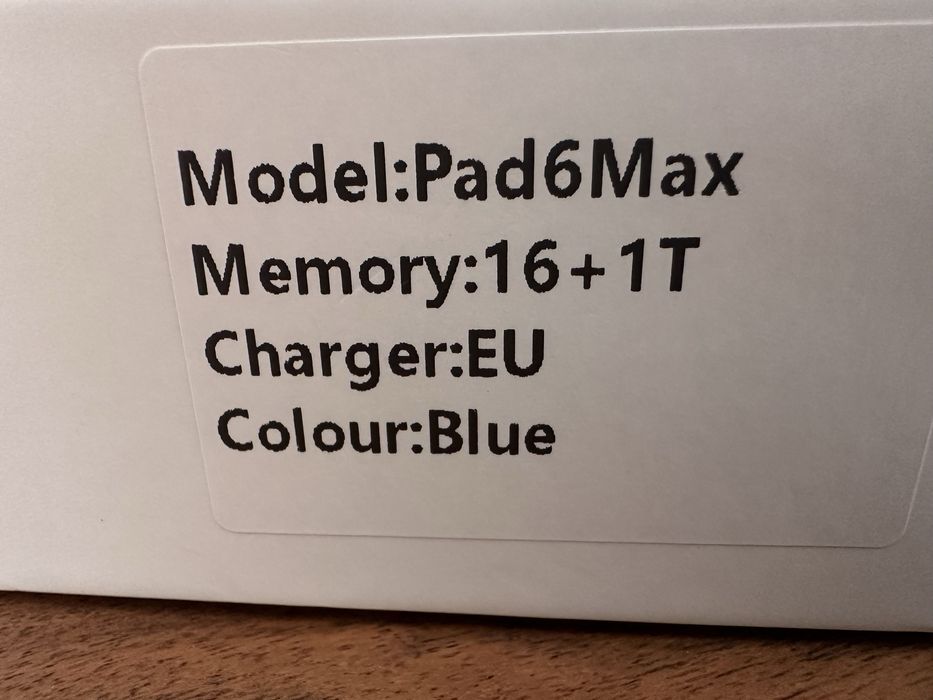 Tablet Pad6 Max Android