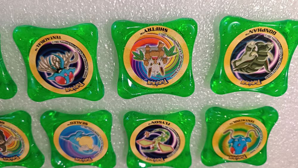 12 Waps Pokémon de 2003 com Pikachu incluído