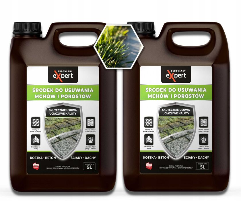 Preparat do usuwania mchów i porostów płyn usuwanie pleśni 5l