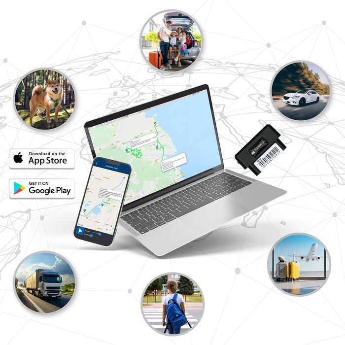 Lokalizator GPS Pojazdu GPRS OBD OBDII ŚLEDZENIE www android/ios sms