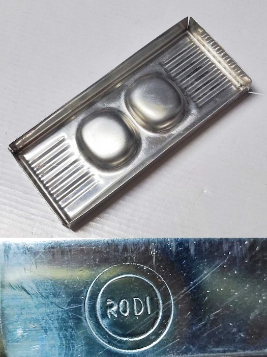 Miniatura lava loiça / cinzeiro aço inox Rodi