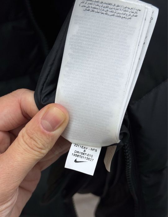 Пуховик nike оригинал куртка