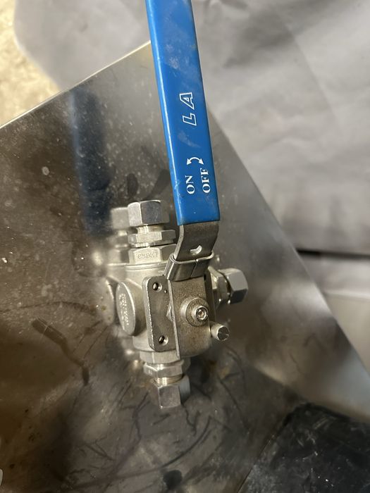 Zawór kulowy nierdzewny 3 drogowy 3/4 cala DN20