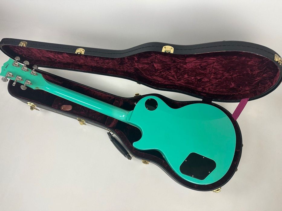 Gibson Les Paul Custom Shop Catalina “GoodWood Era” Cascade Green 1997 (ebony, 3500$)
