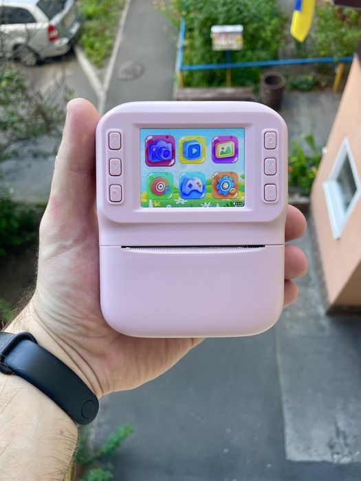 ВІДМІННА ЯКІСТЬ, Дитячий фотоапарат миттєвого друку, міні принтер