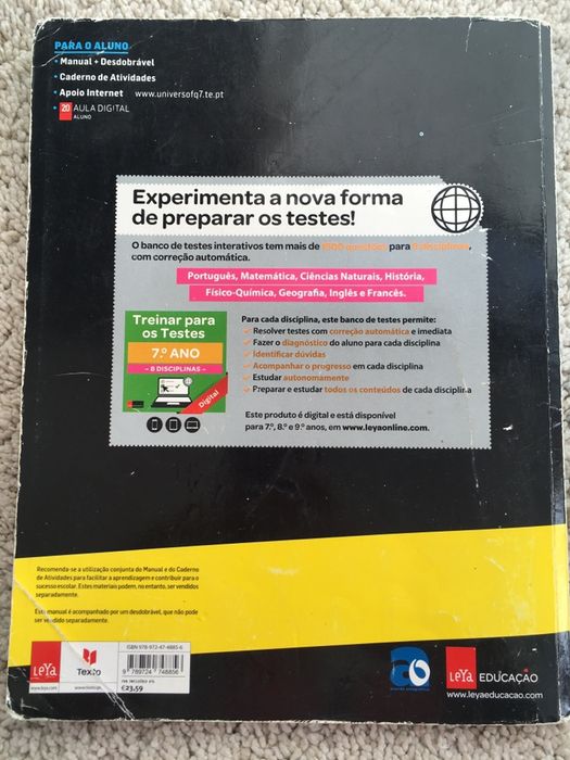 Manual FQ 7°ano Texto editora