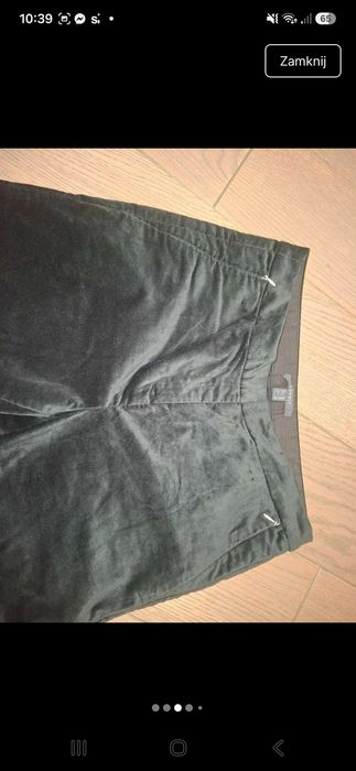 Welurowe spodnie esprit 40