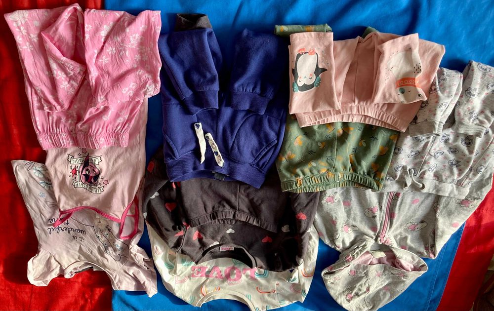 Bluzy, bluzki, spodenki dla dziewczynki 92/98 cm,2/3 lata