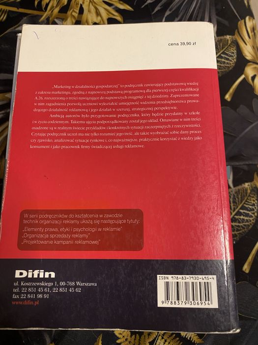 Ksiązka do przedmiotów zawodowych