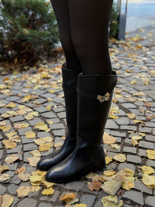 Чоботи ерме Hermes сапоги труби ермес 39