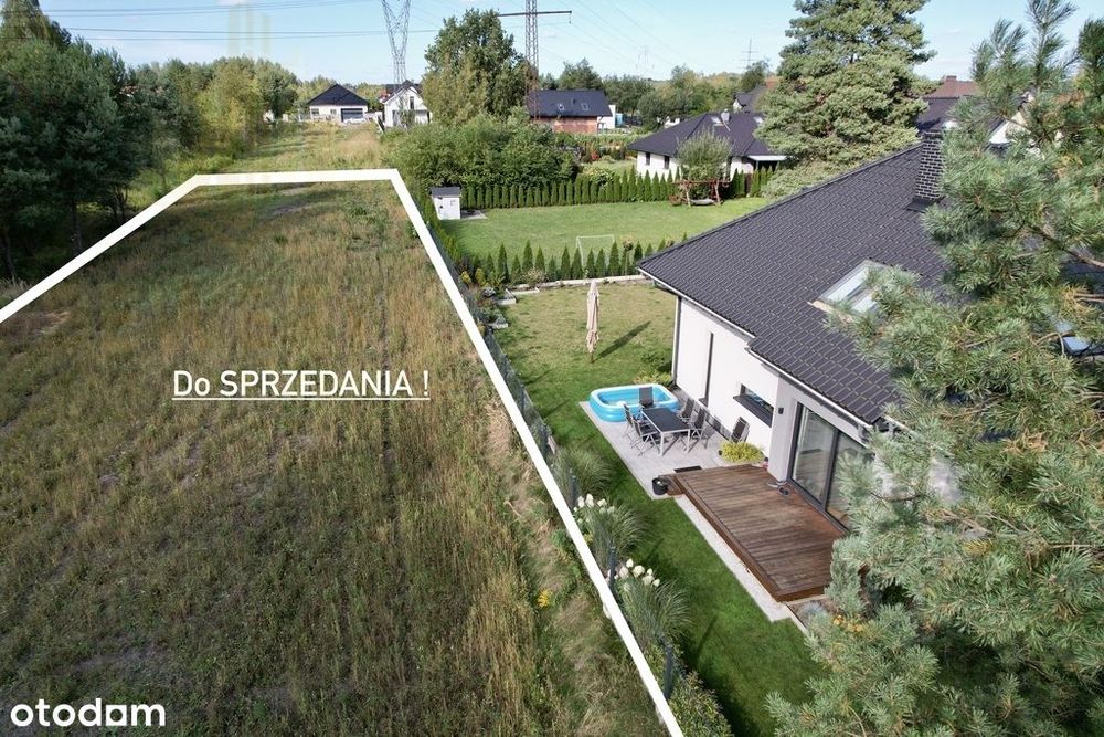 Działka 1365 m² przy lesie, wszystkie media