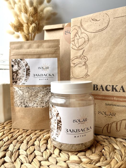 Закваска Безглютенова, без глютену. Житня закваска.