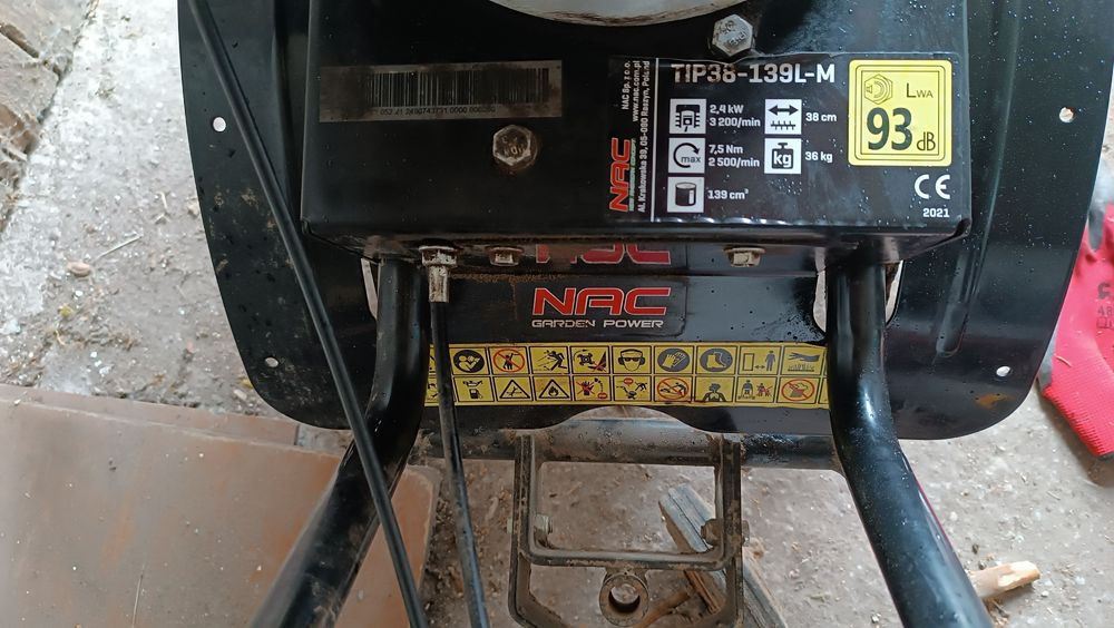 Glebogryzarka NAC Loncin 140cm³