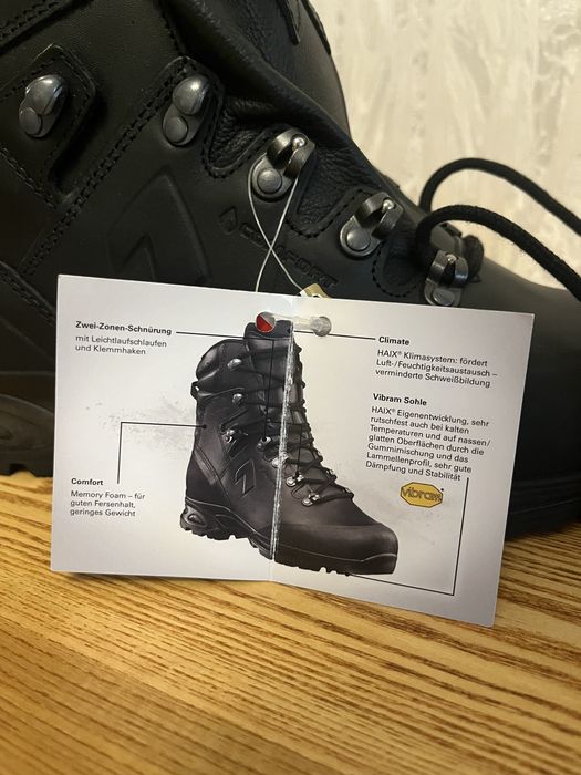 Haix Commander GTX Gore-Tex Black NOWE