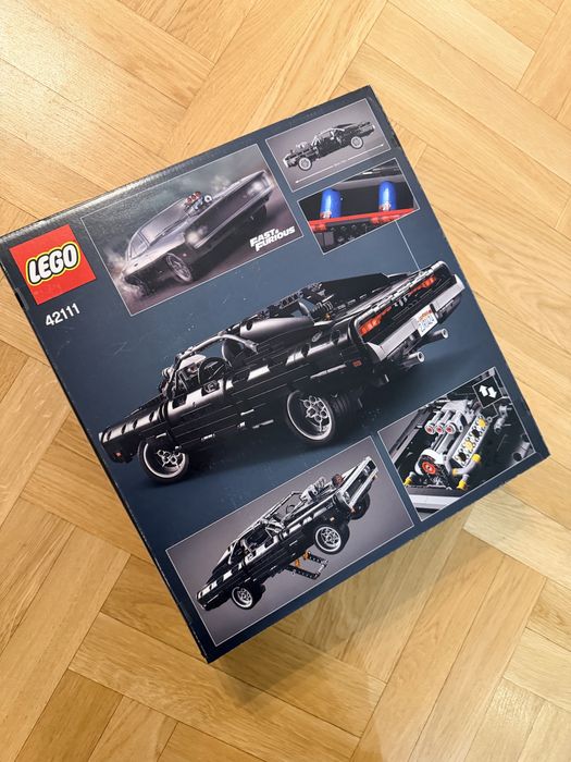 Lego technic 42111 Dom's Dodge Charger, nowy, plomby