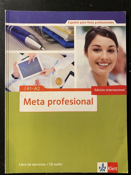 Meta Profesional A1-A2 - j. hiszpanski - Podręcznik + Ćwiczenia + CD + notatki!