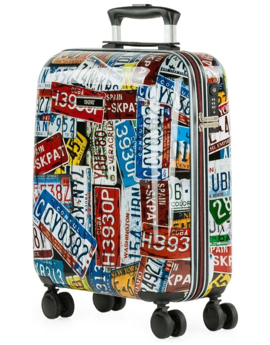 SKPAT Lekka Walizka kabinowa 55 x 40 x 20 cm. Kłódka TSA.