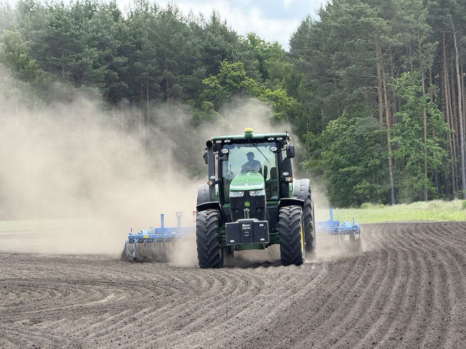 John Deere 7230r power quad z Niemiec