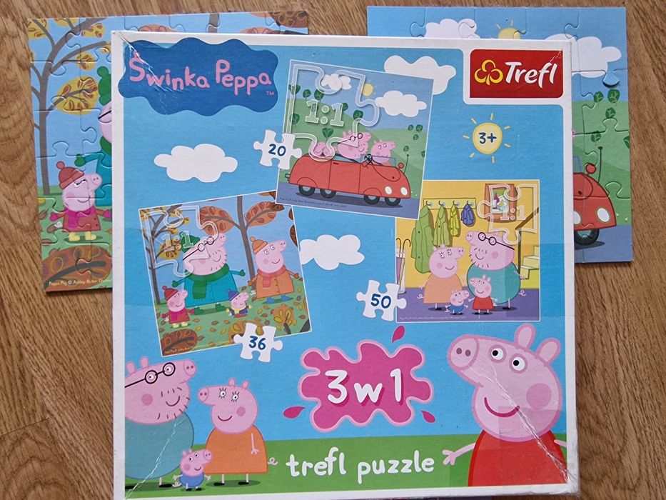 Пазли 3 в 1 Свинка Пеппа Trefl