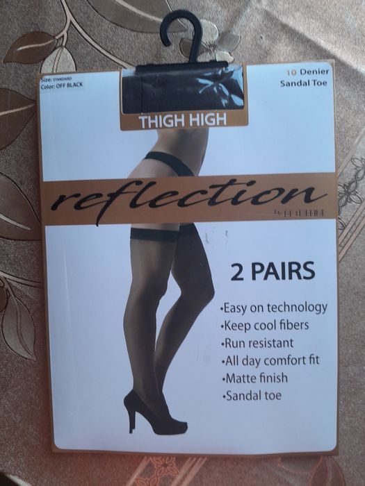 Женские чулки черные