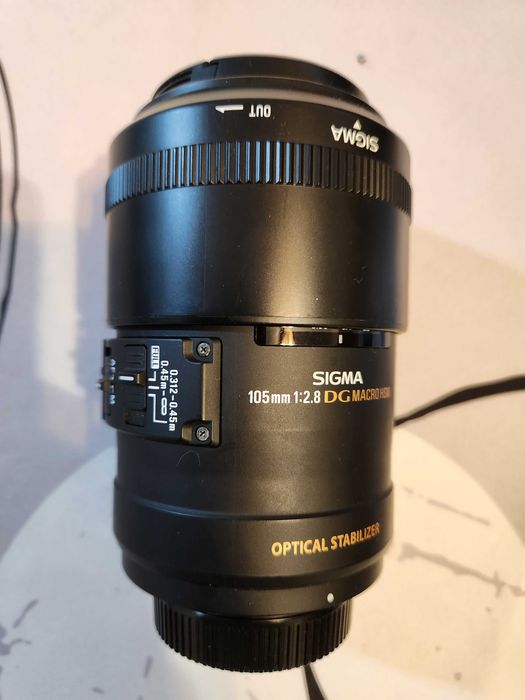 Sigma 105mm f/2.8 EX DG OS HSM macro montagem Nikon