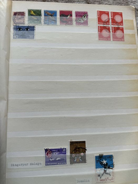 Znaczki klaser komplet