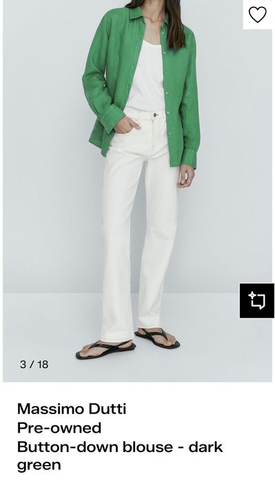 Лляна сорочка Massimo Dutti