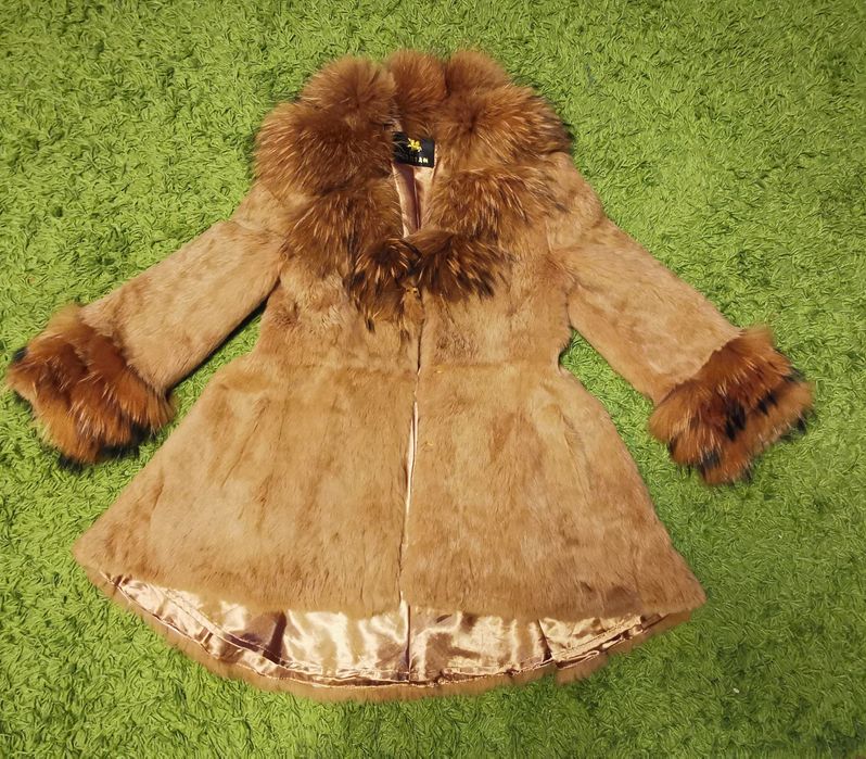 Futro z królika i lisa roz. L