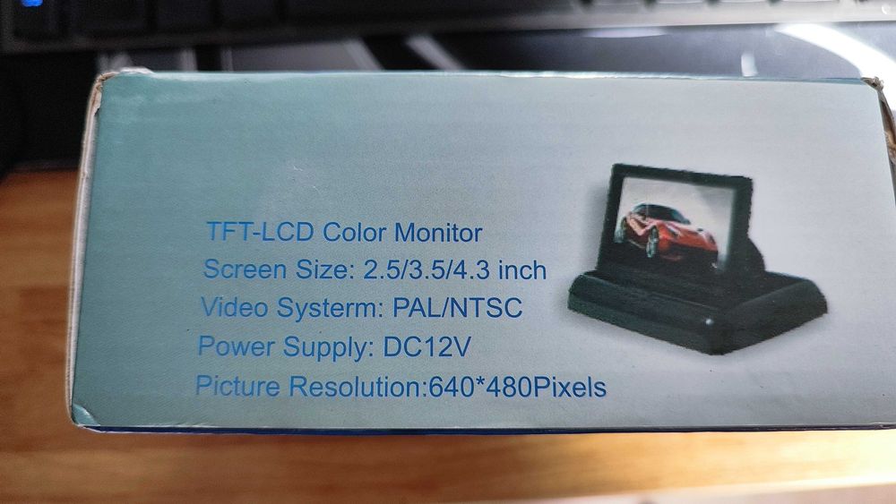 Lcd Pequeno para carro autocaravanas