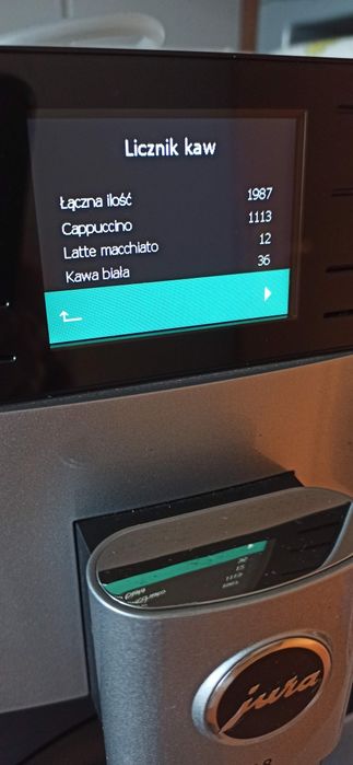 Jura E8 EB Srebrna Super Stan Tylko 1987 Kaw