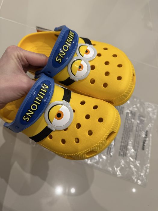 Дитячі сабо Crocs Fun Lab MINIONS J2 33-34 крокси міньйони 21,5 см